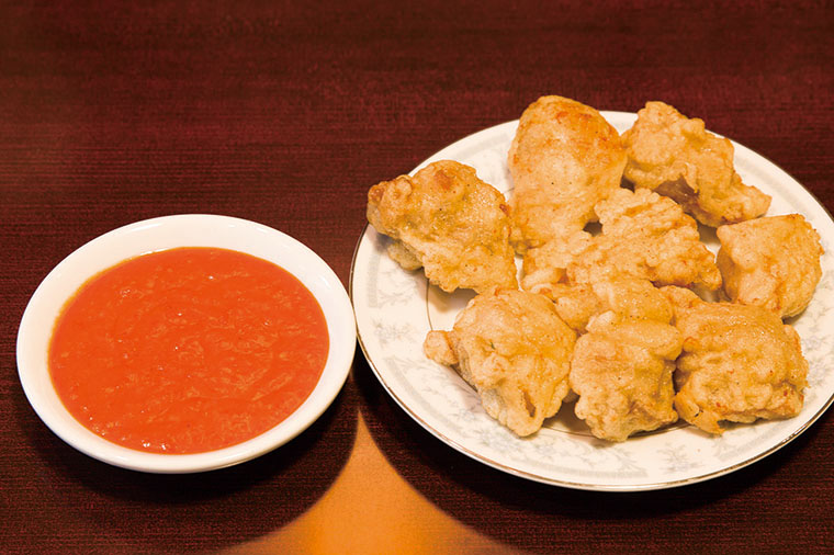 チリソースから揚げ