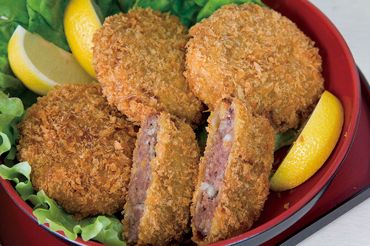 黒毛和牛メンチカツ1