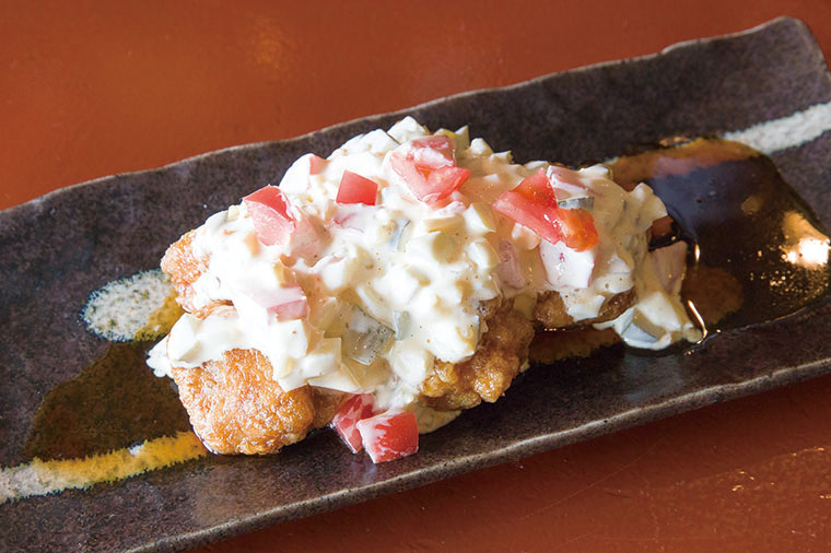 チキン南蛮 トマトの入ったタルタルソース1