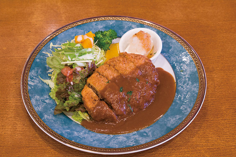 手造りメンチカツ デミグラスソース添え1